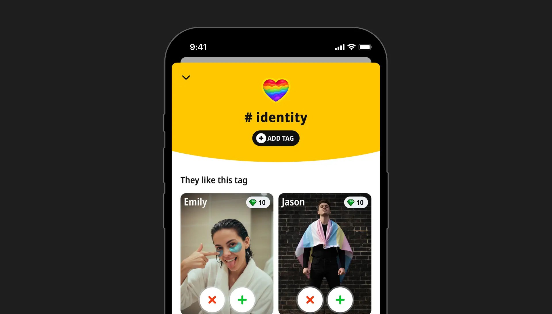 Interest based friendship showing people connecting through shared identity and values