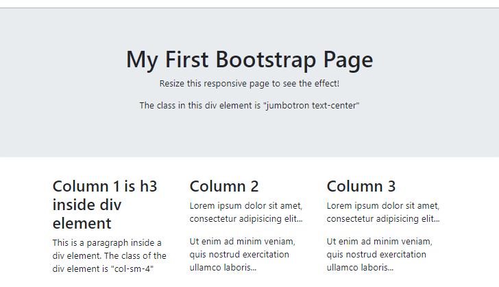 Bootstrap 4 Introduction - BeginCodingNow.com