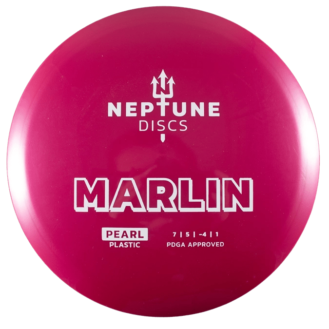 Neptune Discs Marlin beginner fairway driver in premium pearl plastic