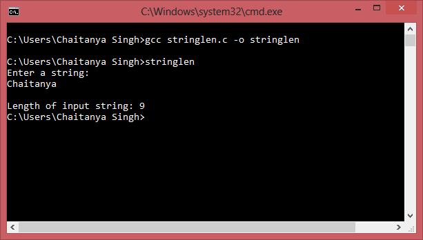 C Program To Copy String Without Using Strcpy 