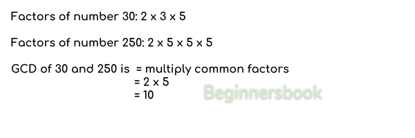 C Program To Find Greatest Mon Divisor Gcd C Programs Studytonight Public class LCM_GCD public static void lcmint a int b int max step lcm 0.