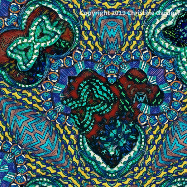 hand drawn and digitally manipulated artwork