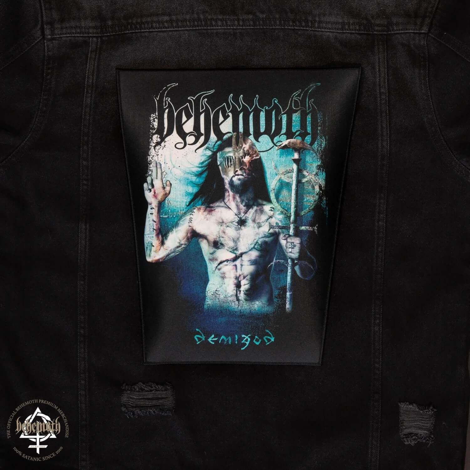 Behemoth Demigod Iron On Backpatch Behemoth Webstore Worldwide