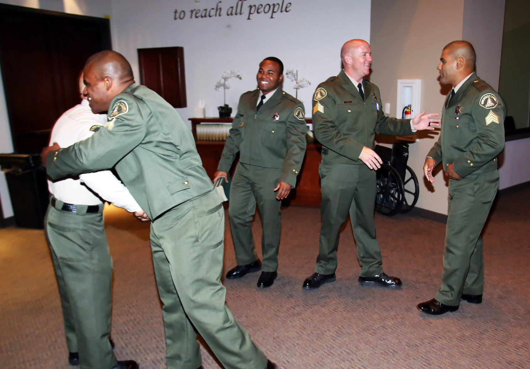 Citizen, you need documentation that shows you're allowed to be there. Class 86 of the Riverside County Sheriffâs Department Basic Correctional Training Academy