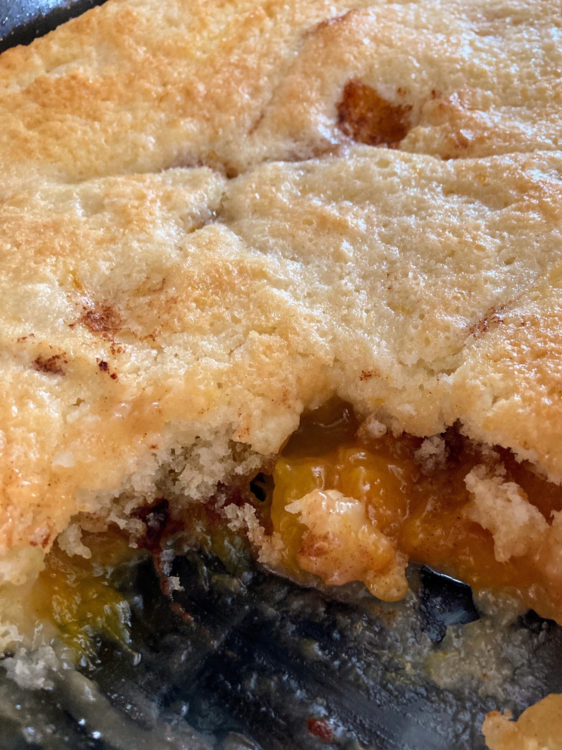 peach cobbler