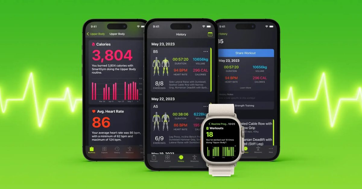 SmartGym for iOS and Apple Watch gets major update with 74 new exercises, Routine Progress, more SmartGym for iOS and Apple Watch gets major update with 74 new exercises, Routine Progress, more