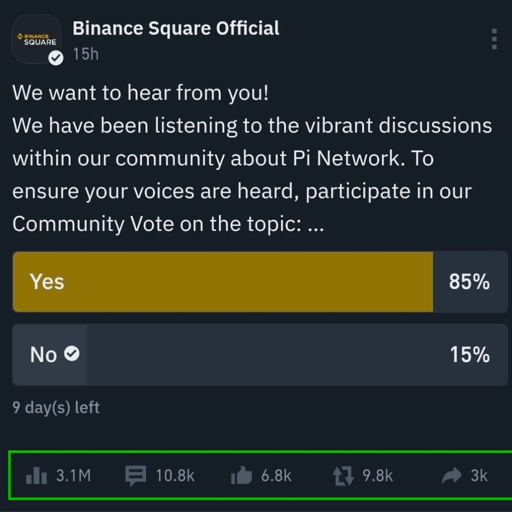 Binance Faces Criticism Over Potential Pi Community Itemizing Regardless of 85% Voter Help