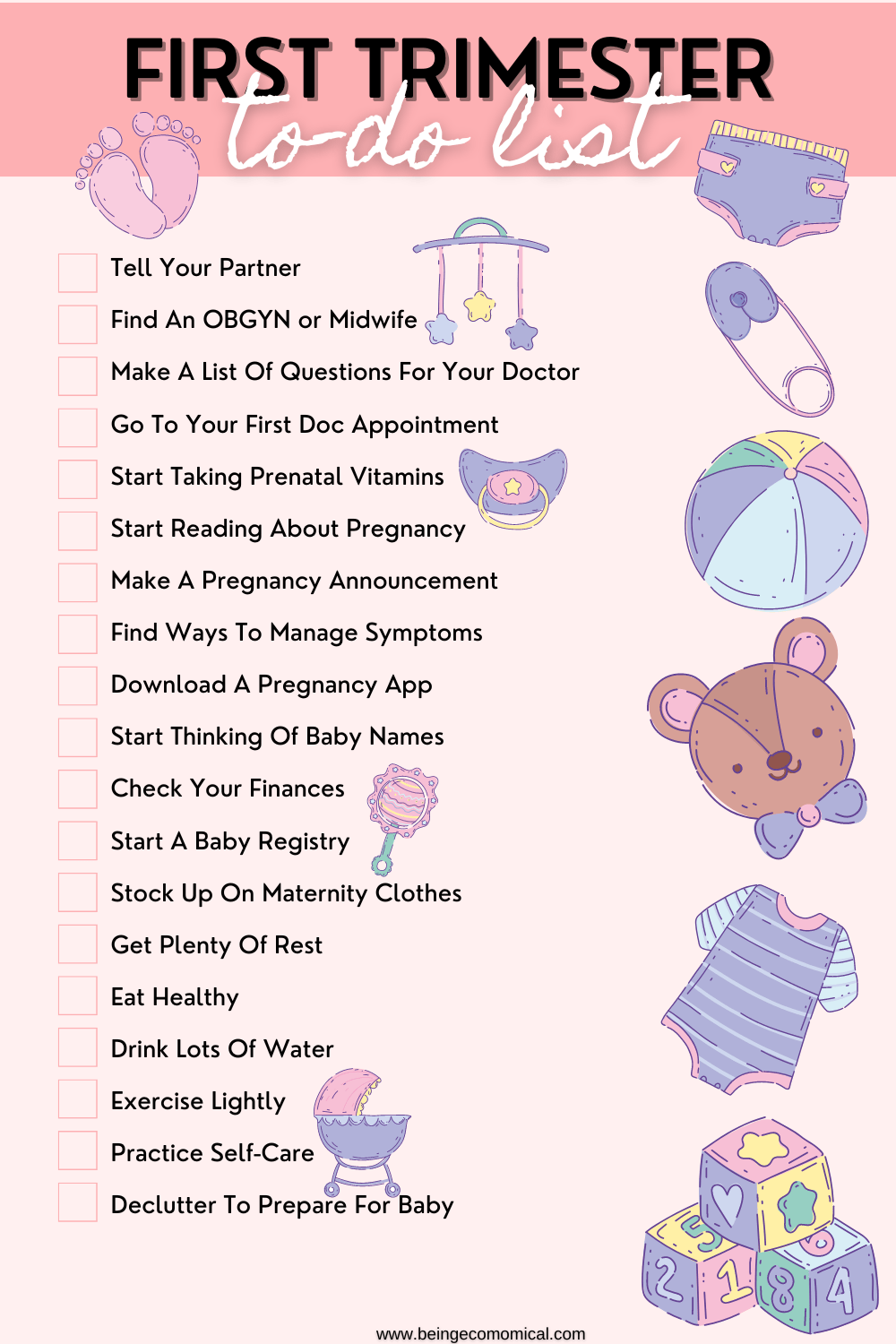 What To Do When You Find Out You’re Pregnant – Being Ecomomical