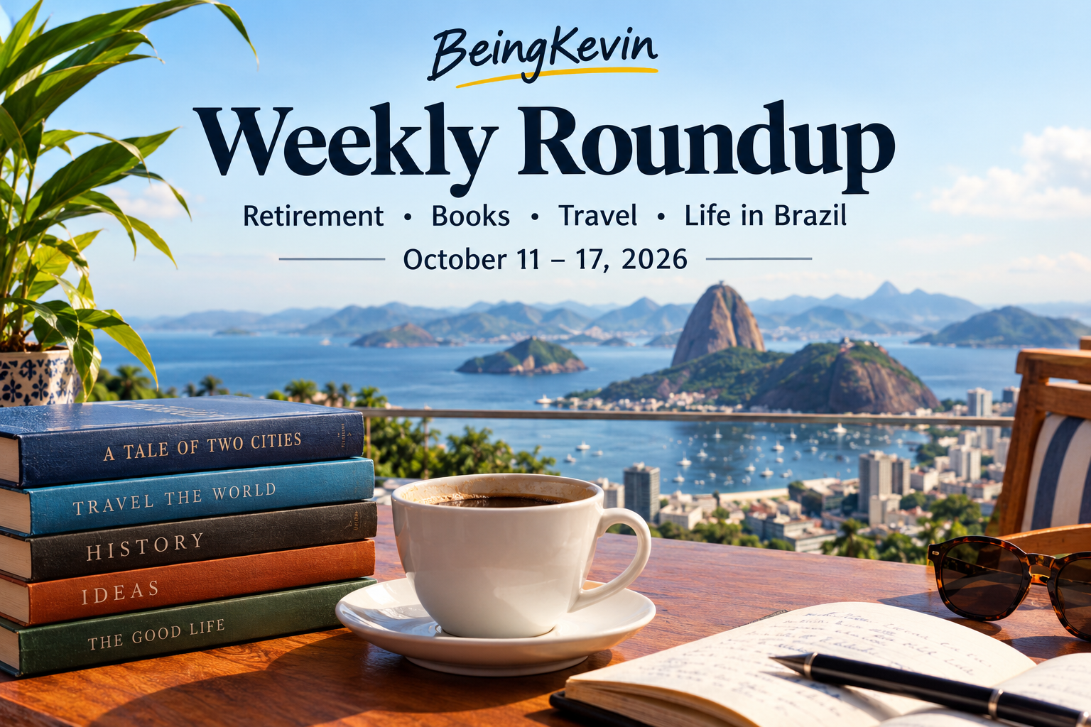 Weekly roundup coffee view and stories
