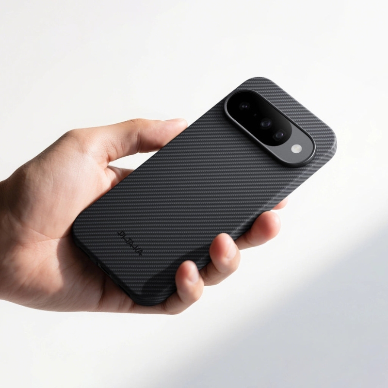 PITAKA Google Pixel 10 Pro XL Edge Case (600D Black/Grey-Twill