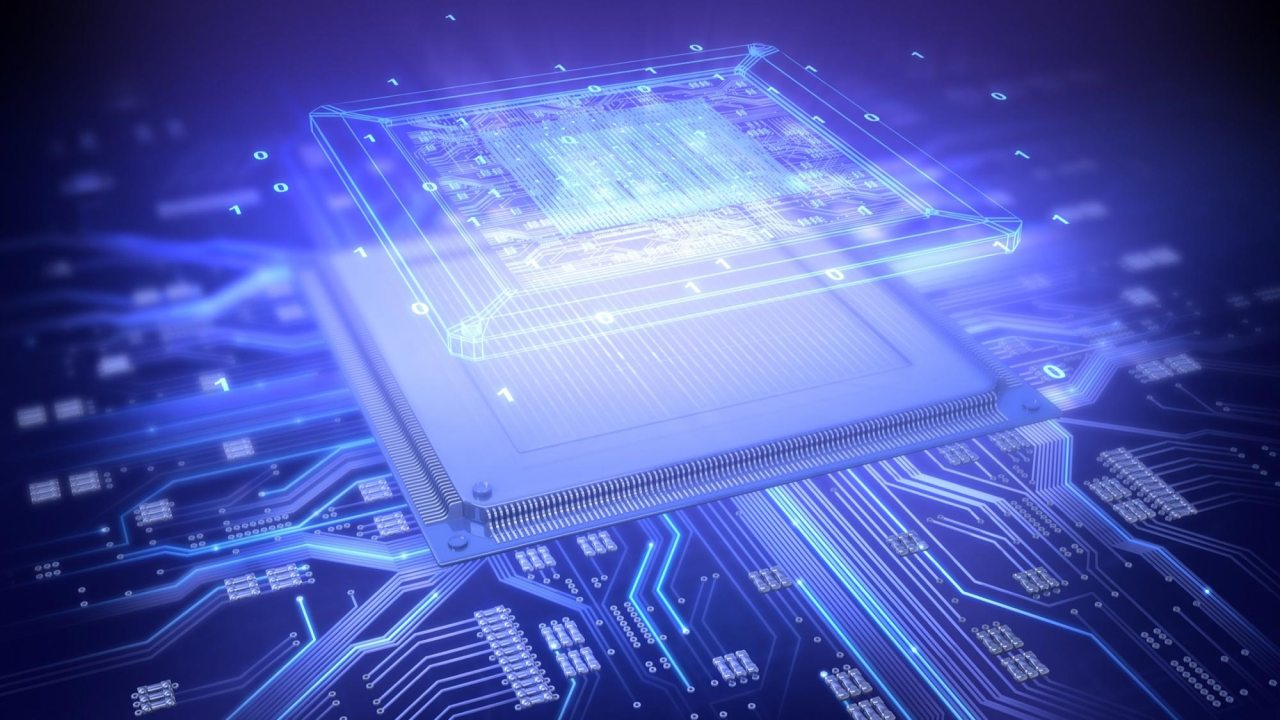 Advanced Technology CPU Computer Chip jpg