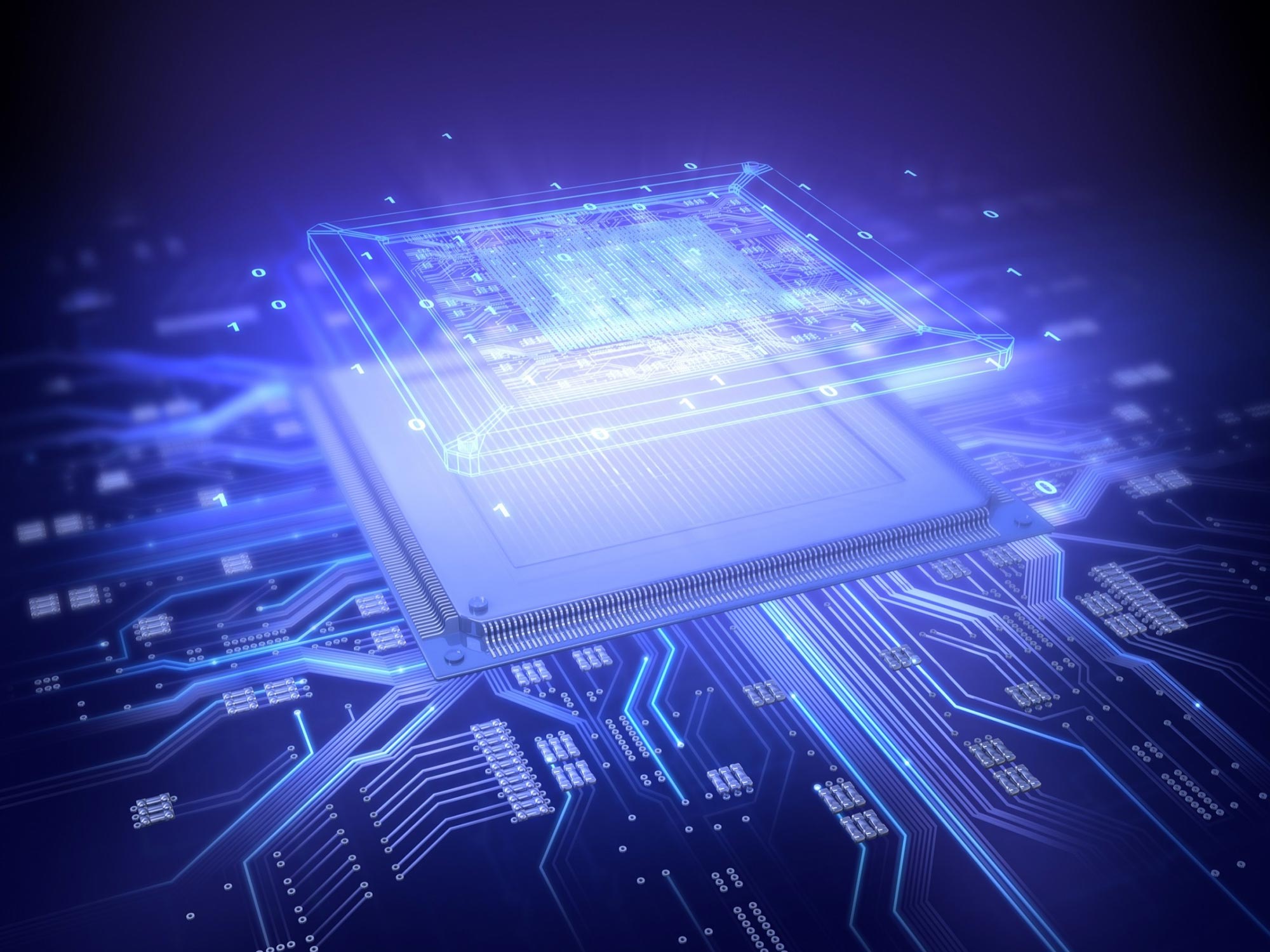 Advanced Technology Cpu Computer Chip Jpg