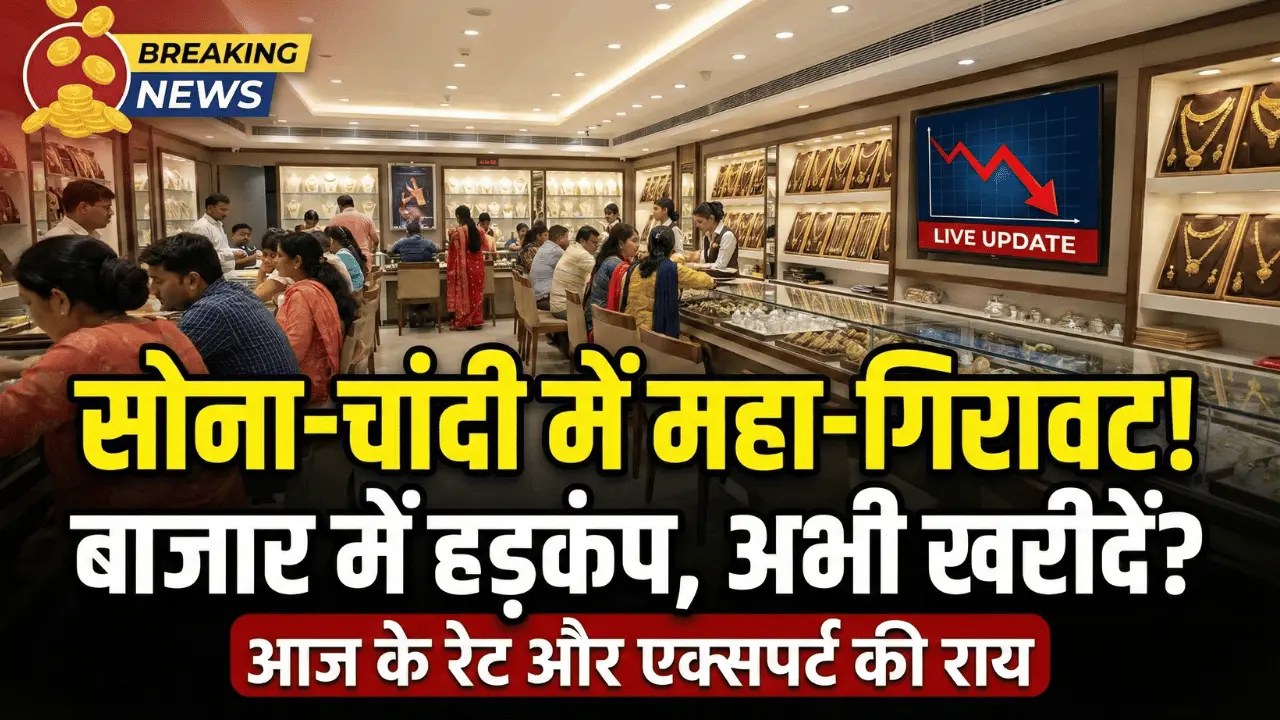 Gold Silver Prices Update: गिरावट से खरीदार खुश, जानिए आज कितना सस्ता हुआ सोना-चांदी