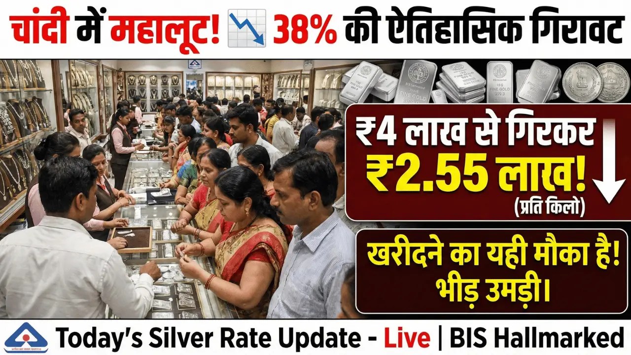 Today Silver Rate: चांदी हुई इतनी सस्ती कि बाजार में मच गई लूट, अभी चेक करें ताजा रेट