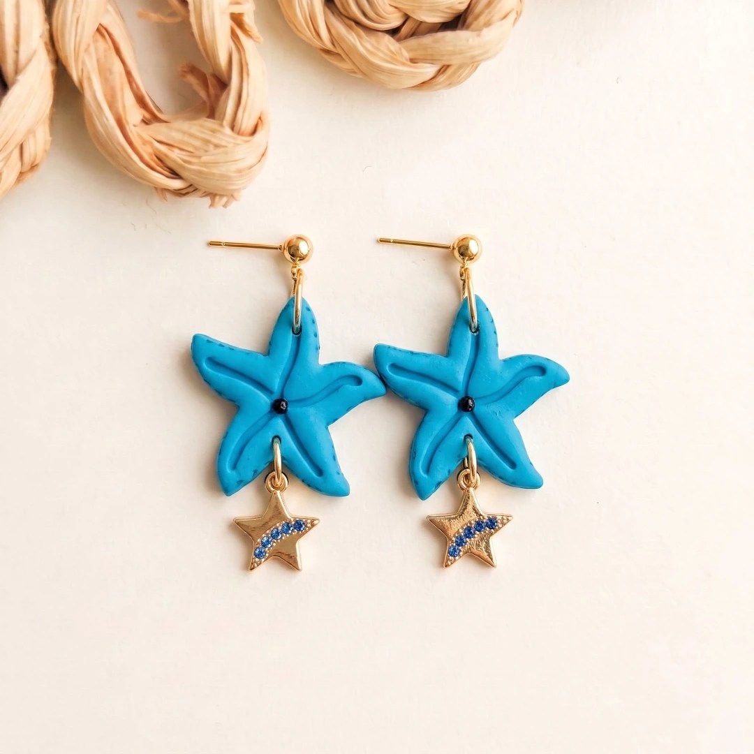 bellabelles-shop-products-starfish-blue-nautical-clay-earrings