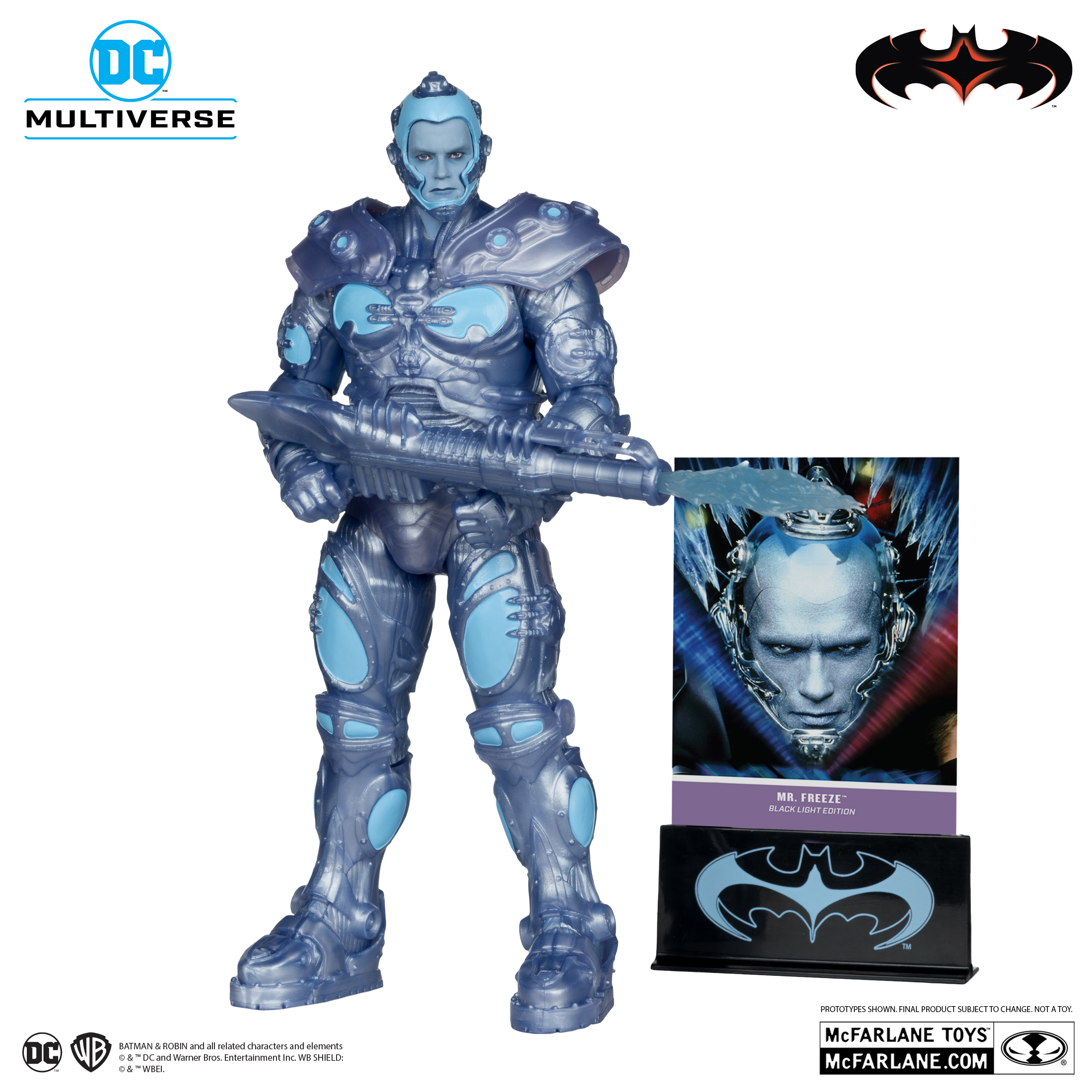 McFarlane Gold Label: Mr. Freeze Black Light Edition (Batman and