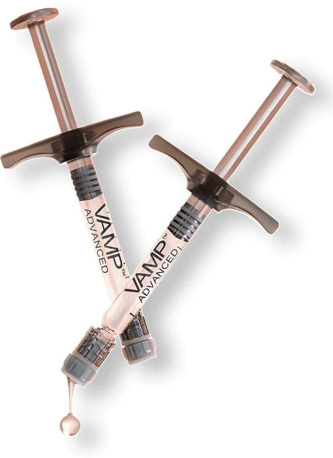 VAMP Advanced topical applicator used as part of a professional microneedling treatment.