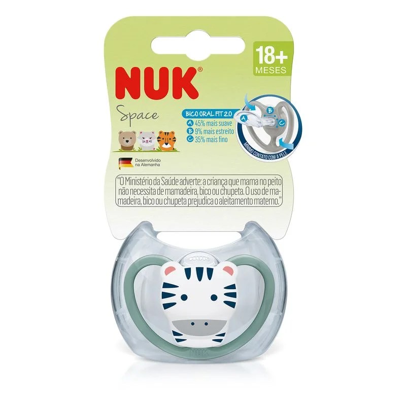 Chupeta NUK Space Silicone S3 18+ meses