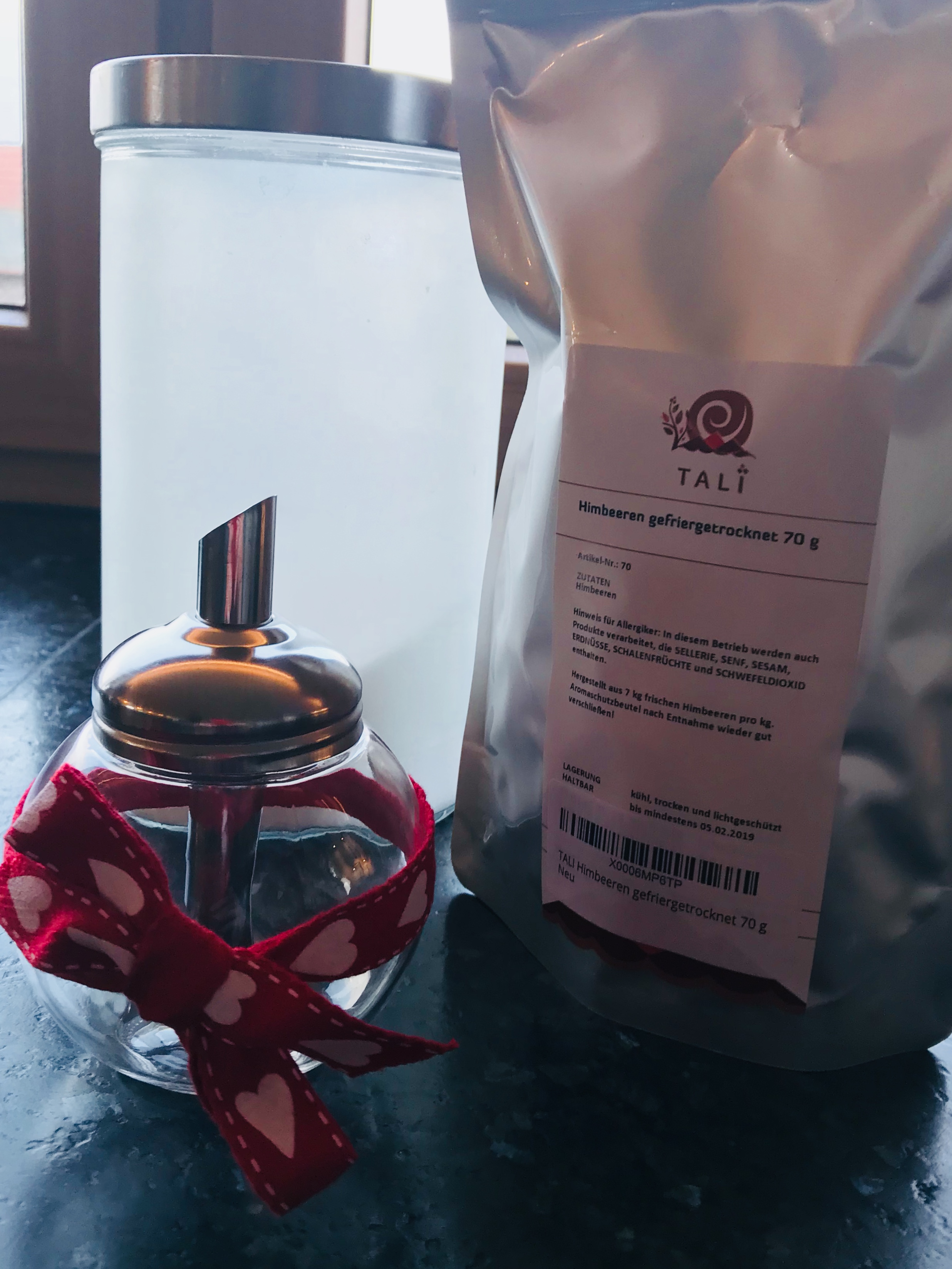 Himmlischer Himbeerzucker, die Zutaten