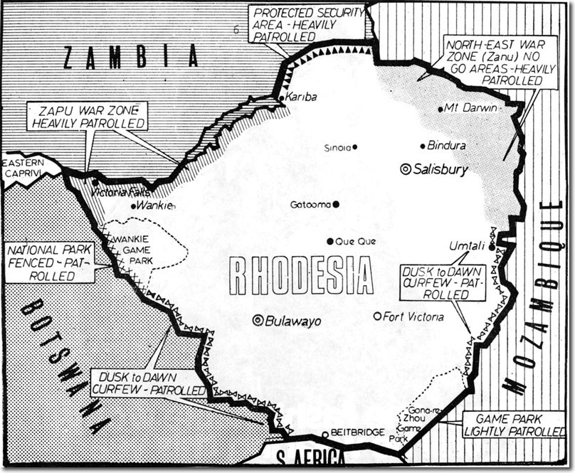 Bella Pickering My History Of Zimbabwe Rhodesian Map 