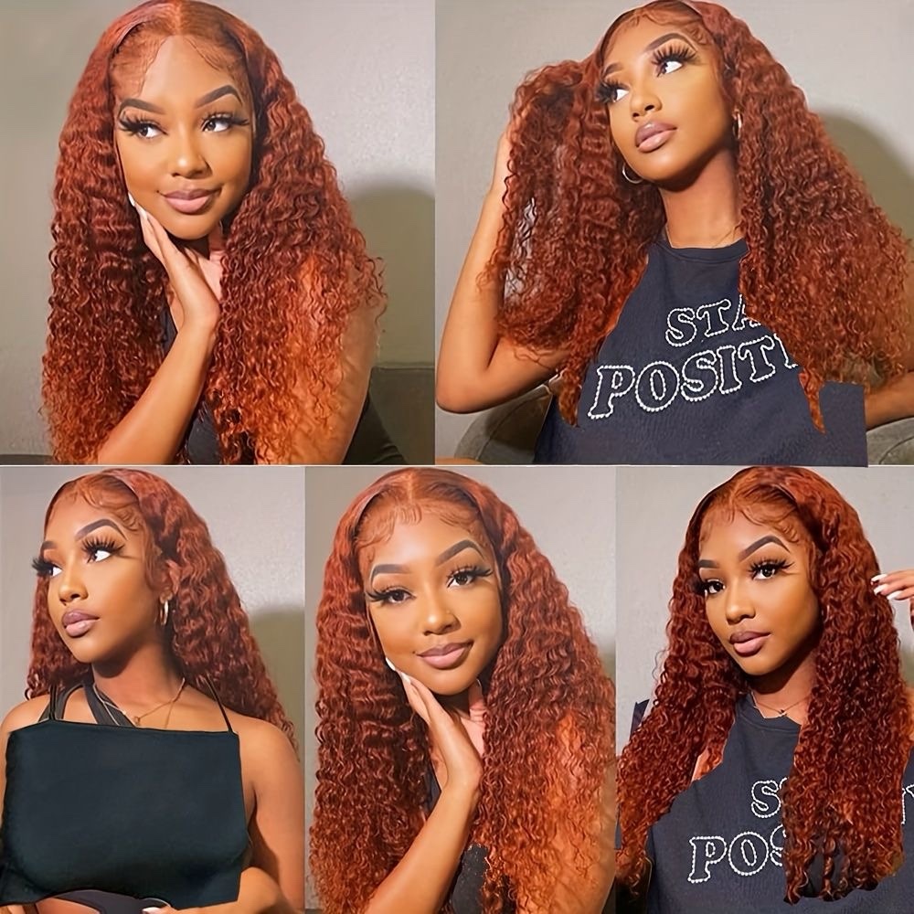 Peluca natural rizada cobre - Lace Front 13*6 - Sofia - Imagen 2