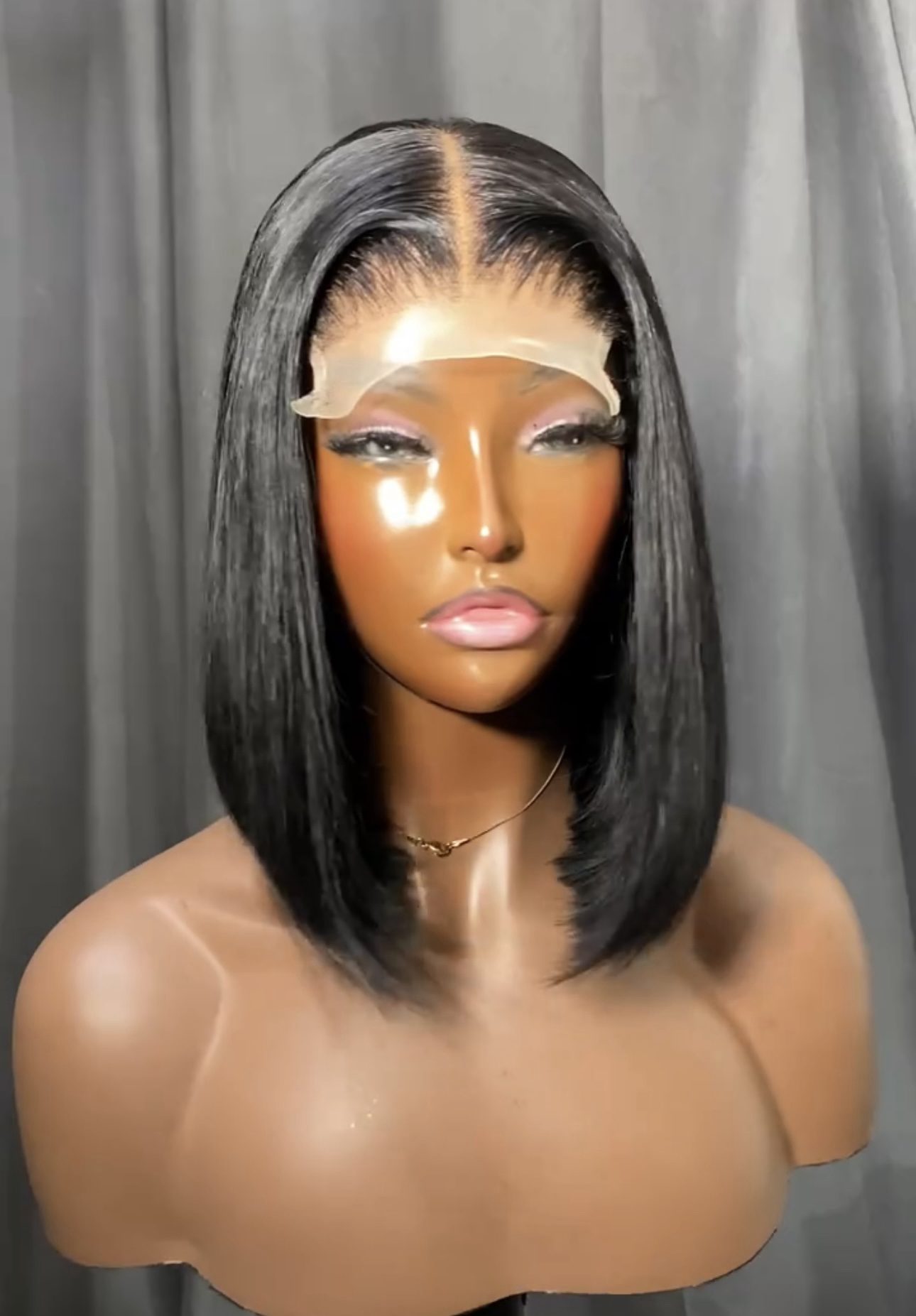 Peluca Natural Bob - Pelo Humano - Amira