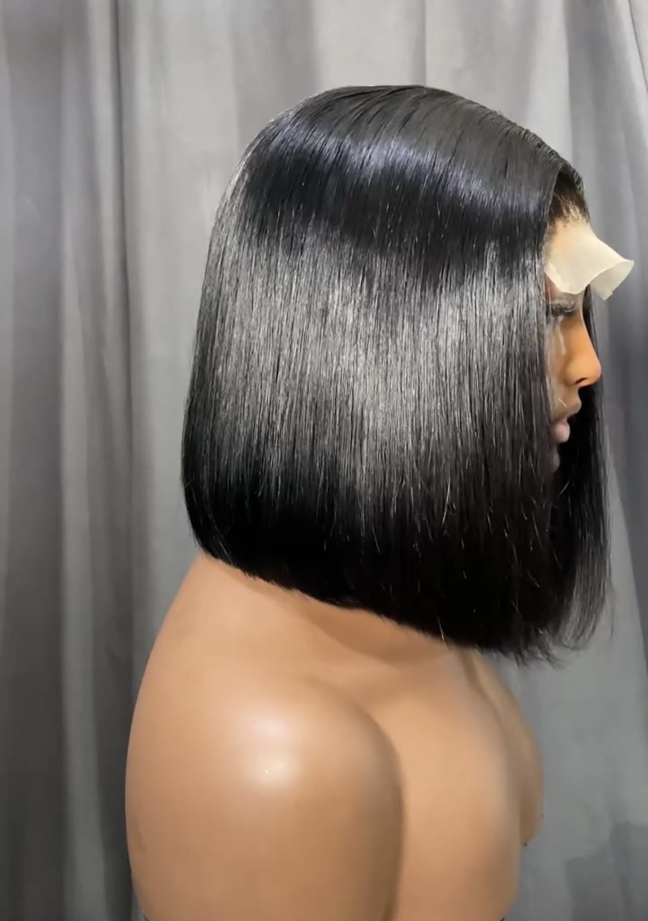 Peluca Natural Bob - Pelo Humano - Amira - Imagen 2