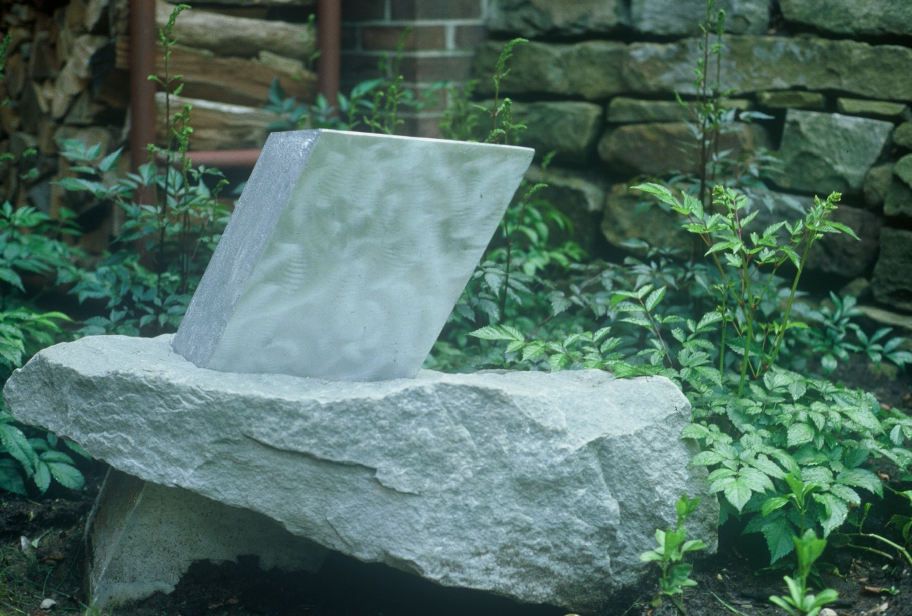 Piercing | multi-media | stone and aluminum