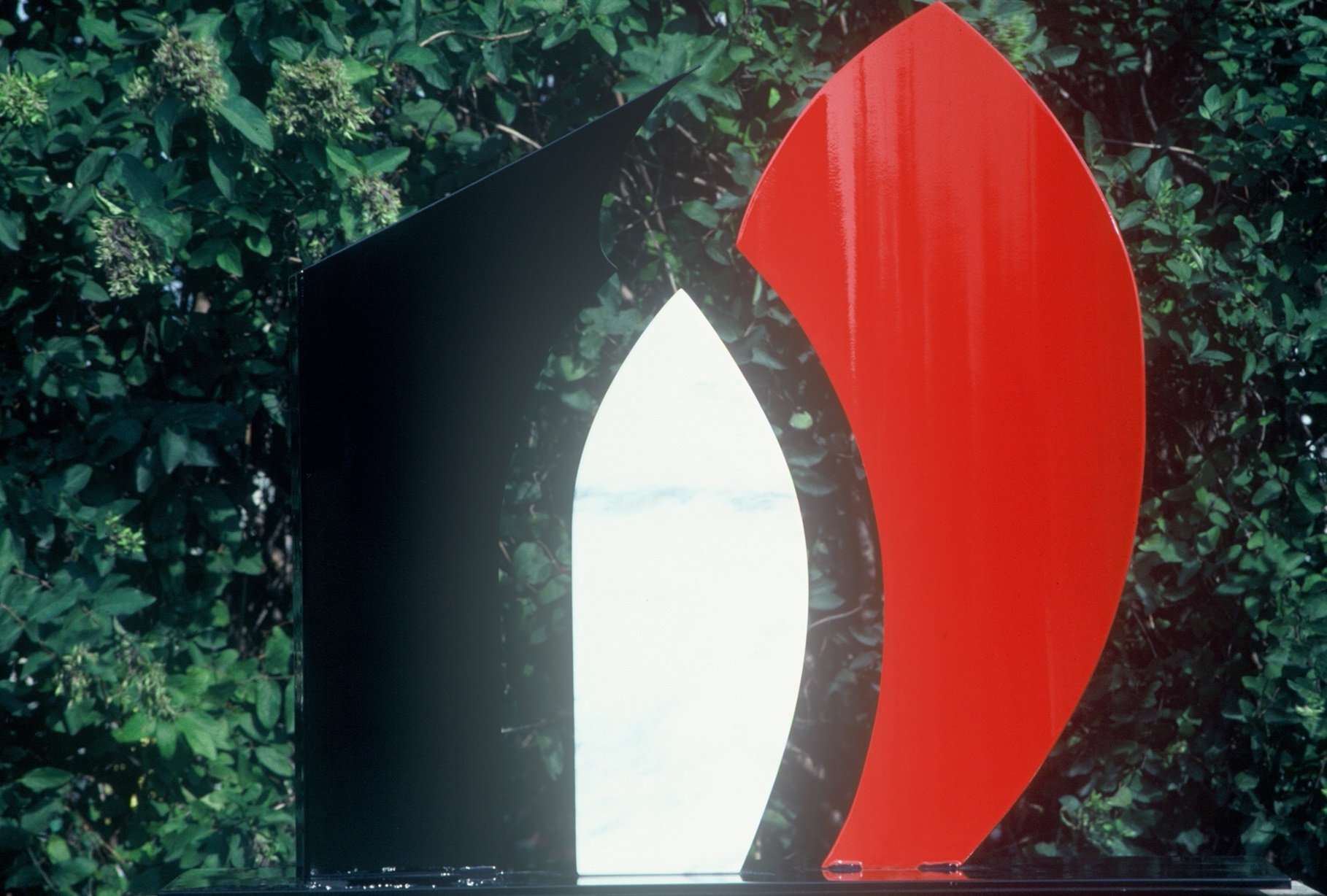 Triad | mixed media | painted steel and marble