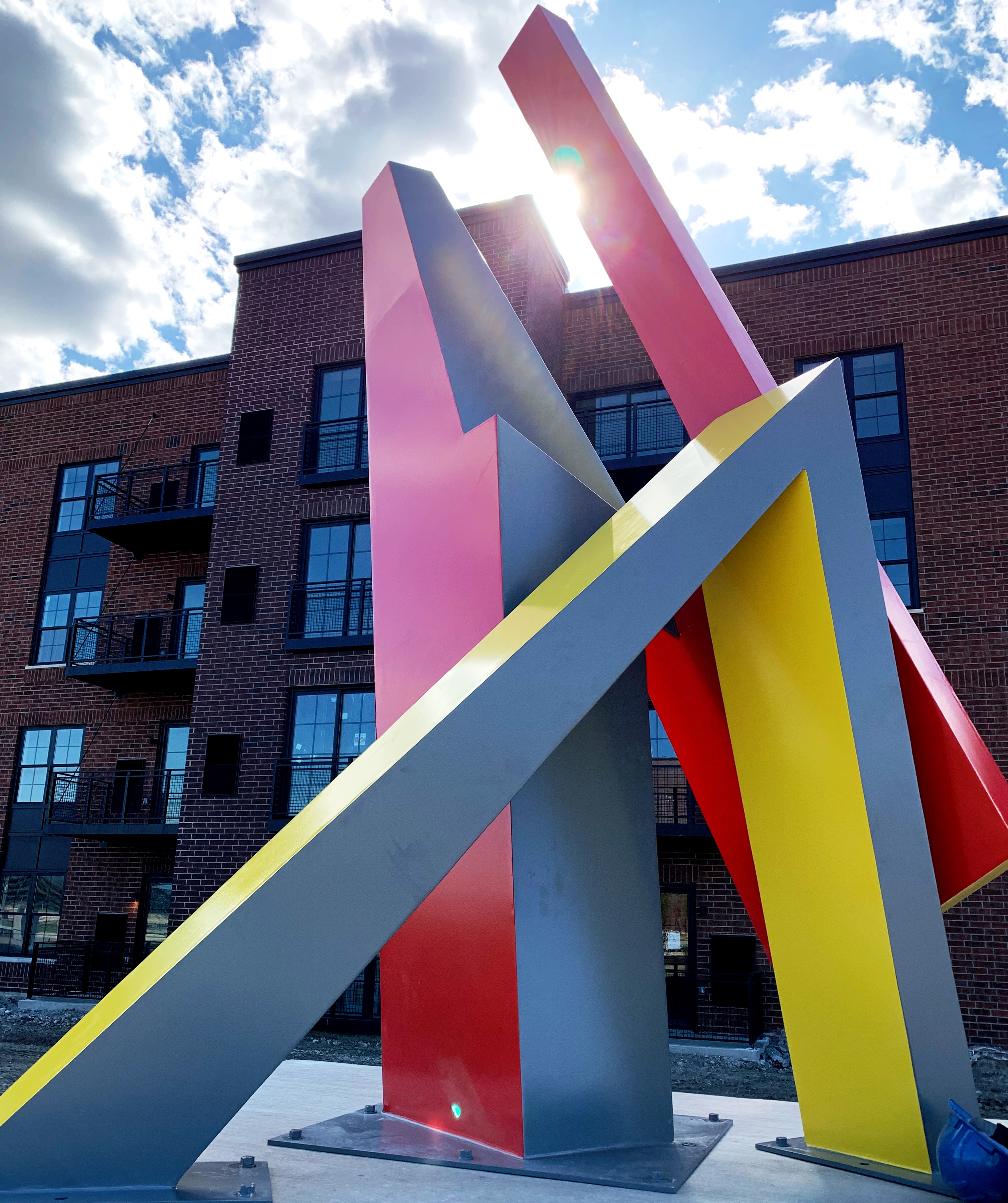 Trio | painted aluminum
