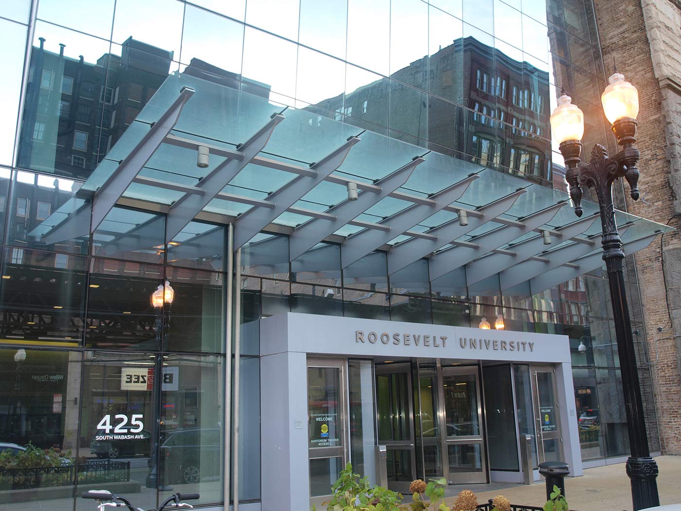 Gather etching supplies using our list and learn how to make beautiful designs for glass etching. Roosevelt University Glass Canopy