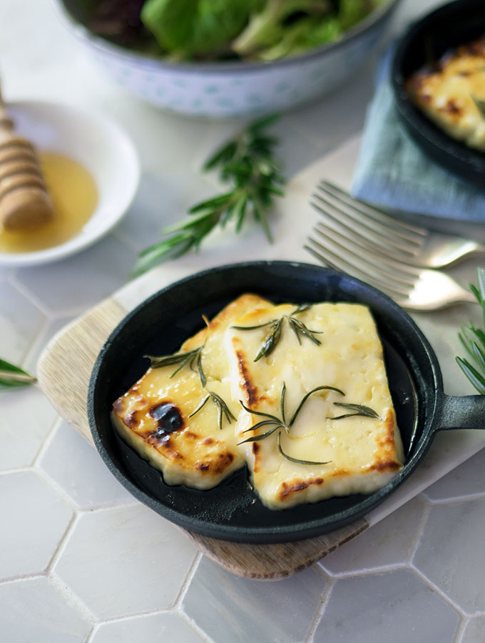 pics Halloumi Marinade Honey grilled halloumi with honey and