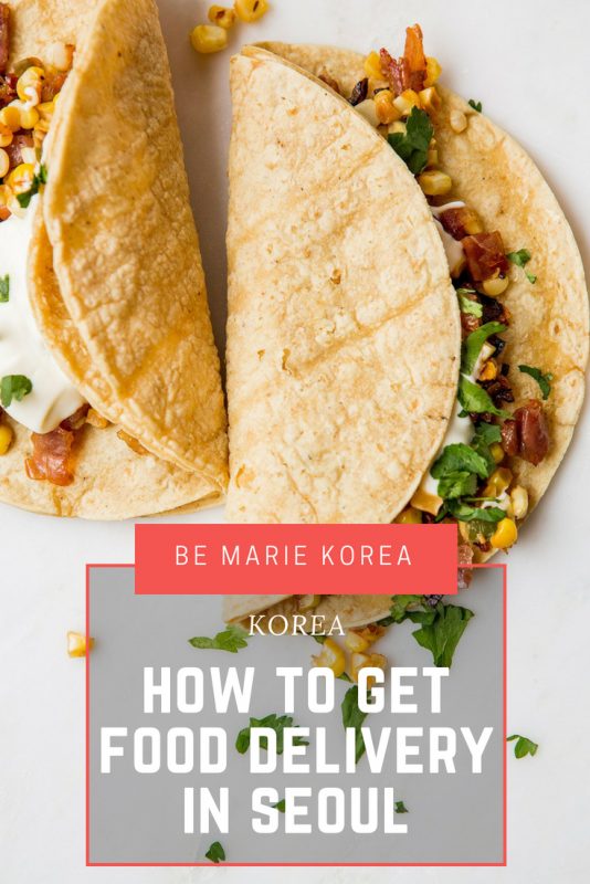 Food Delivery In Seoul How To Order Delivery In Korea Be Marie Korea
