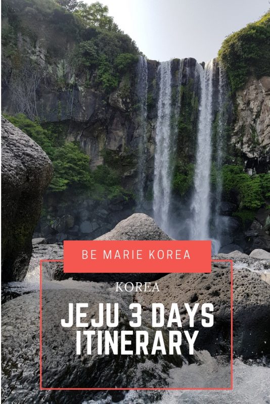Jeju Itinerary 3 Days What To Do 3 Days In Jeju Island Be Marie Korea