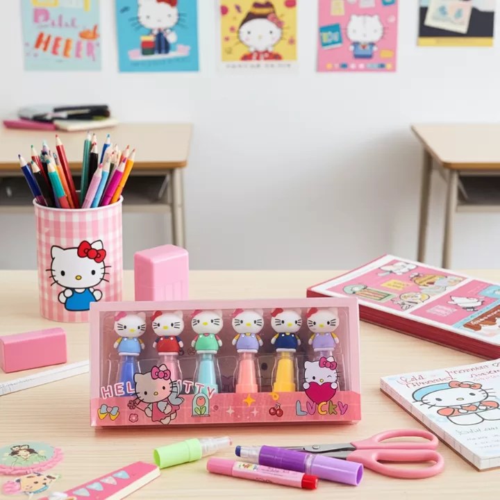 Kit Marca Texto Hello Kitty Kawaii - Imagem 2
