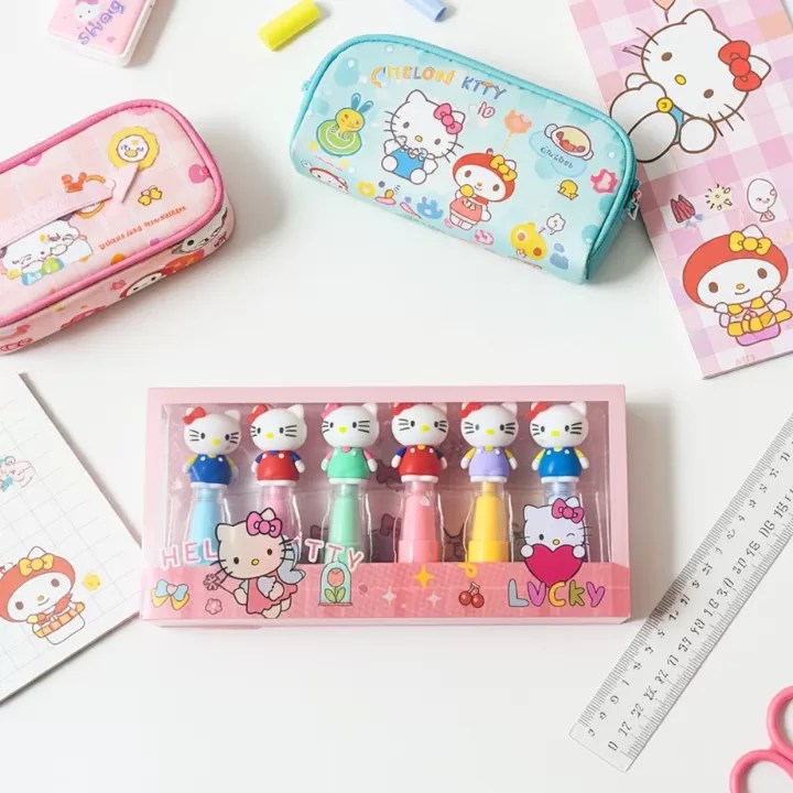 Kit Marca Texto Hello Kitty Kawaii - Imagem 3