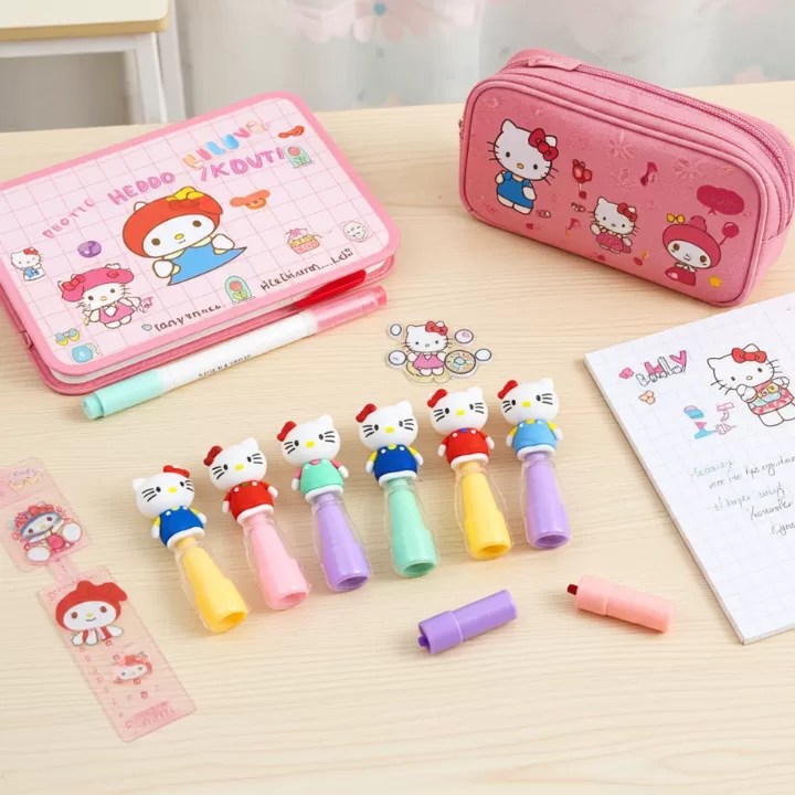Kit Marca Texto Hello Kitty Kawaii - Imagem 4