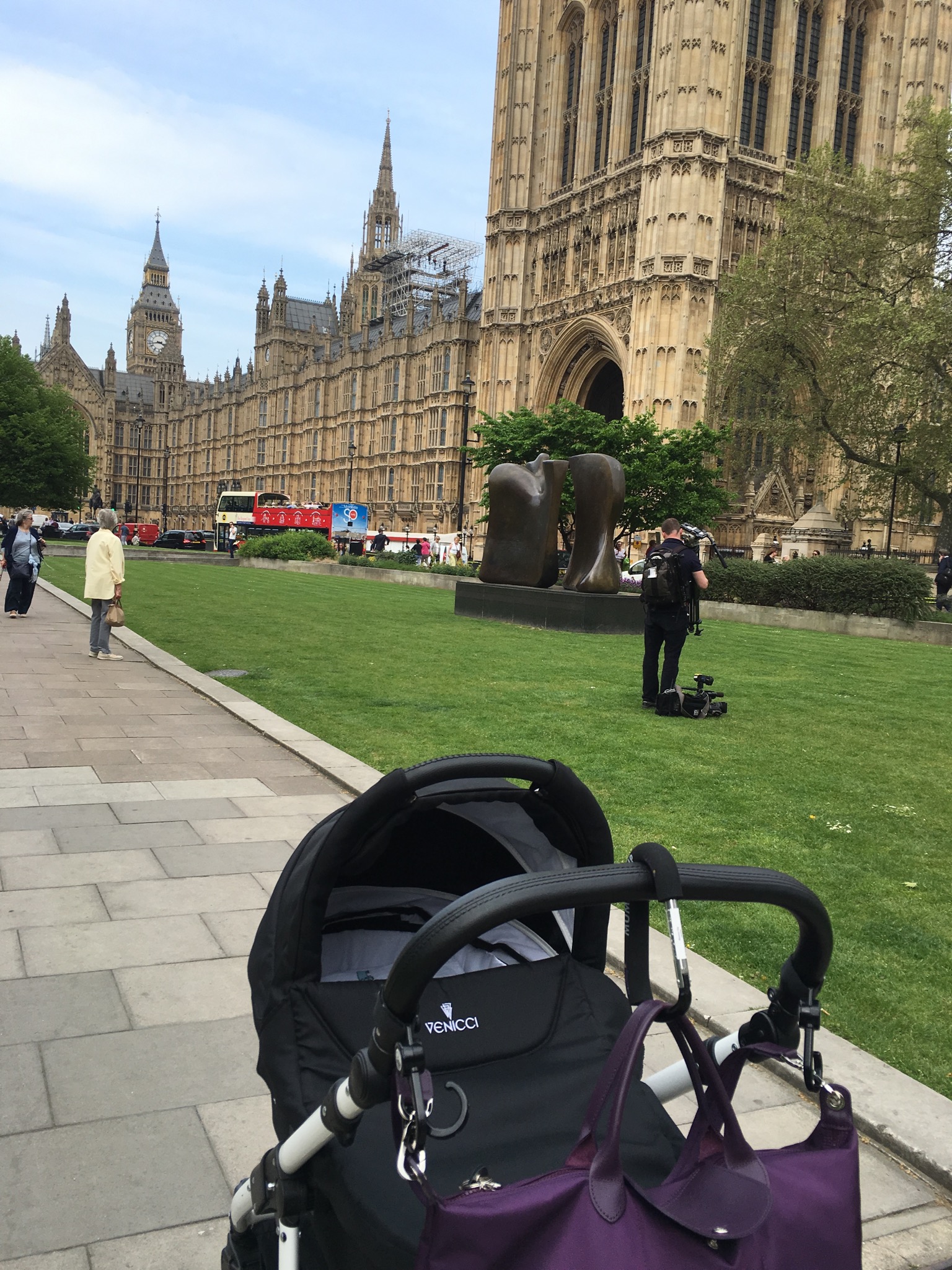 Just popping in to Westminster to vote on some important pram business