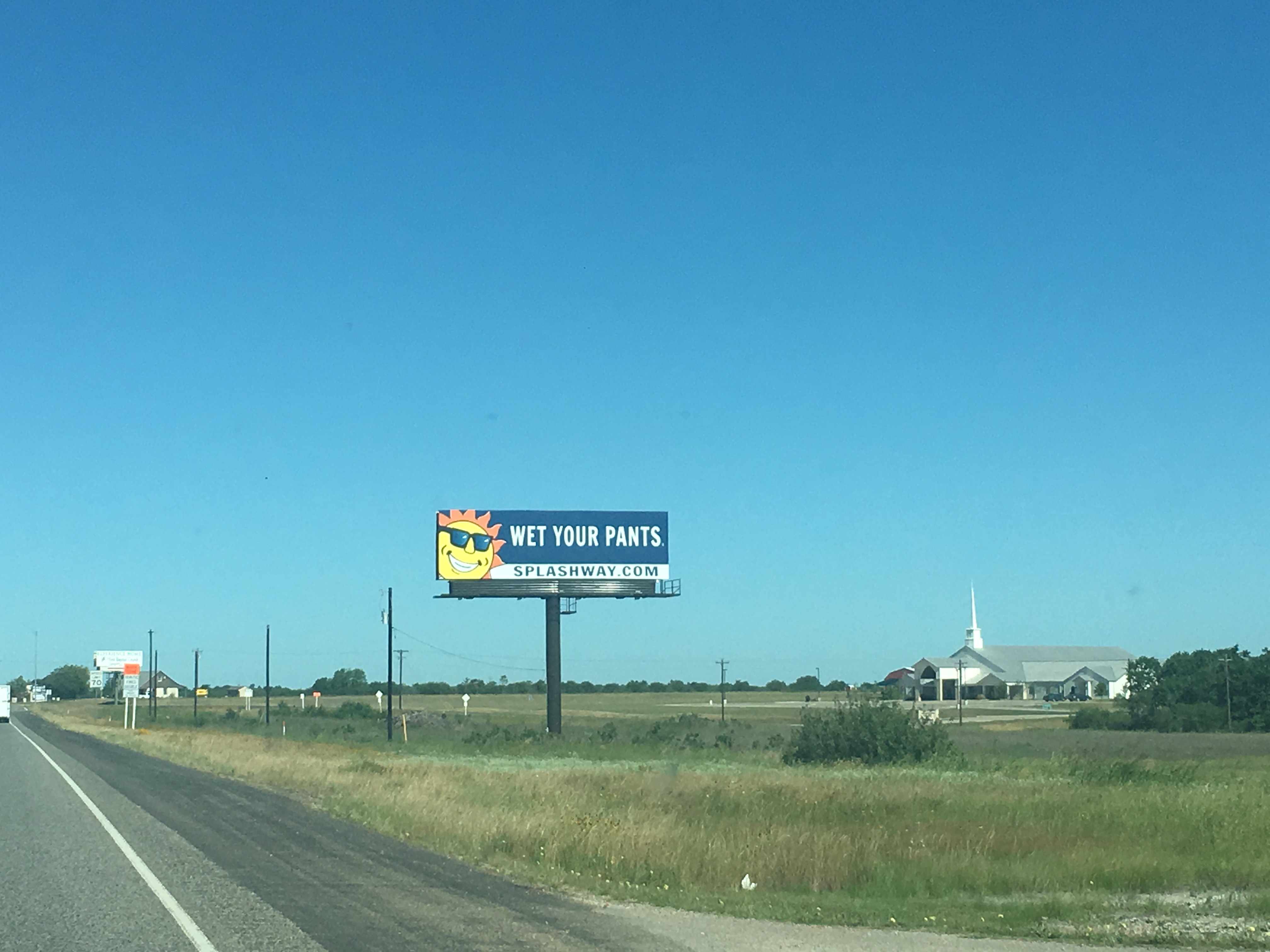 Standard Texas signage