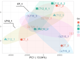 Pca Dimensional Reduction Visualization For Rna Seq Pca Plot Tomicsvis