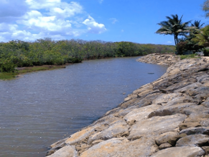 Rock Revetment at Bel Ombre