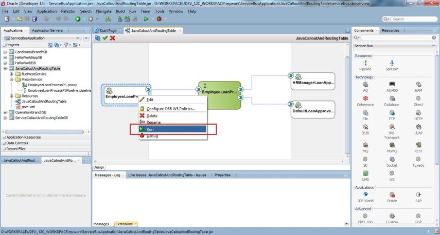 42_OSB-12c_Java_Callout_and_Routing_Table_example_testing_Run