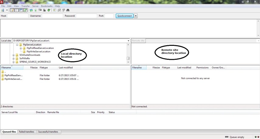 8_FileZilla_Client_to_access_Local_FTP_Server_on_Windows_7_machine_client_interface