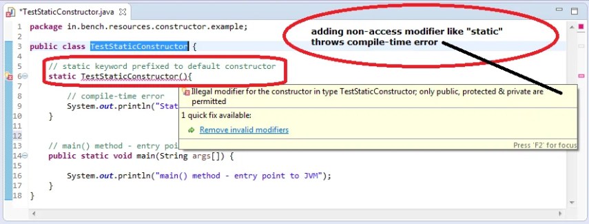 1_Static_constructor_in_java_compile_time_error