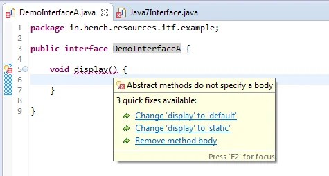 2_Interface_interview_concrete_method_error_java_8