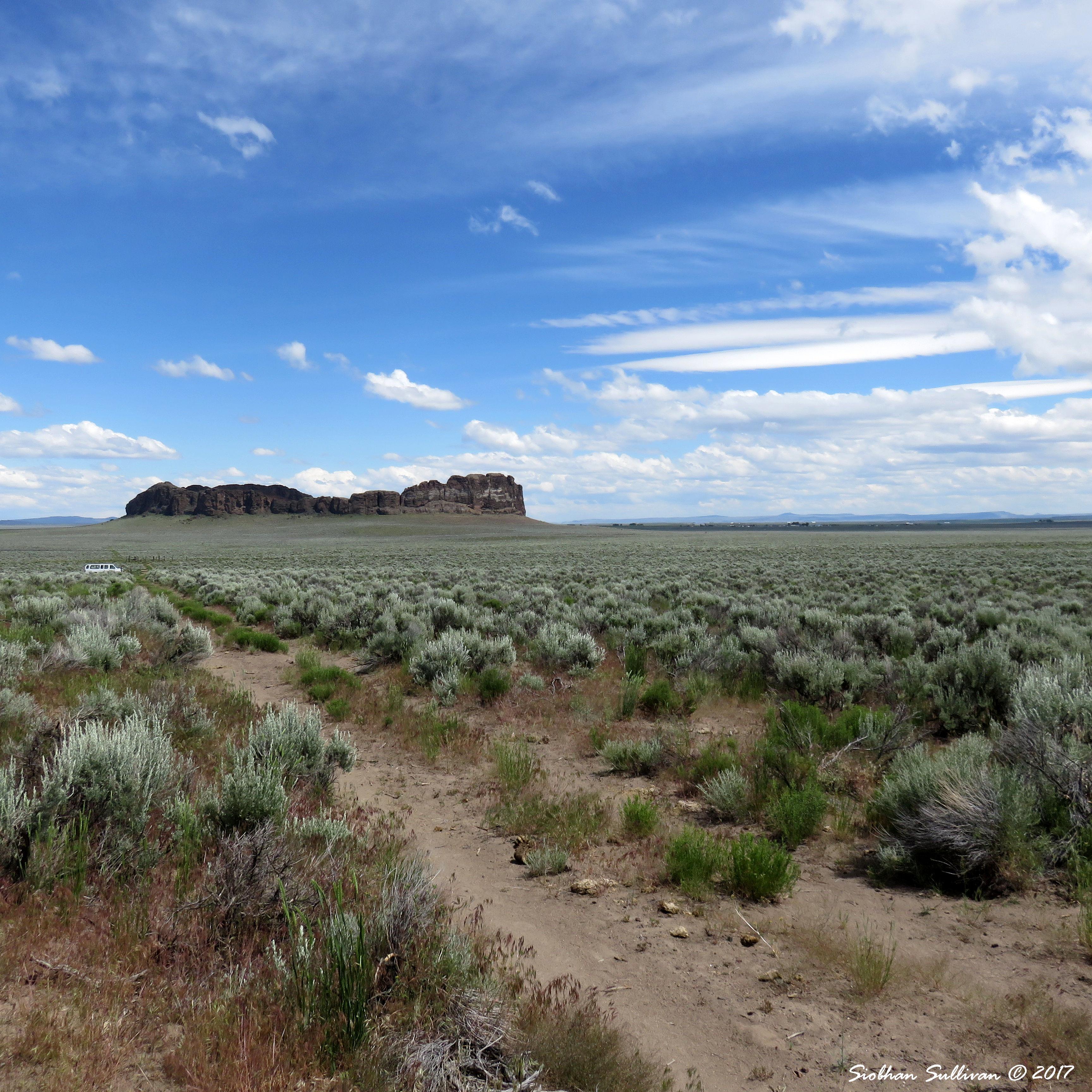 View of Fort Rock, Oregon 10June2016