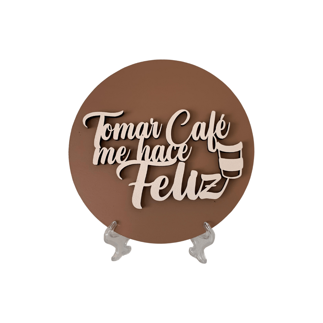 Tomar café me hace feliz