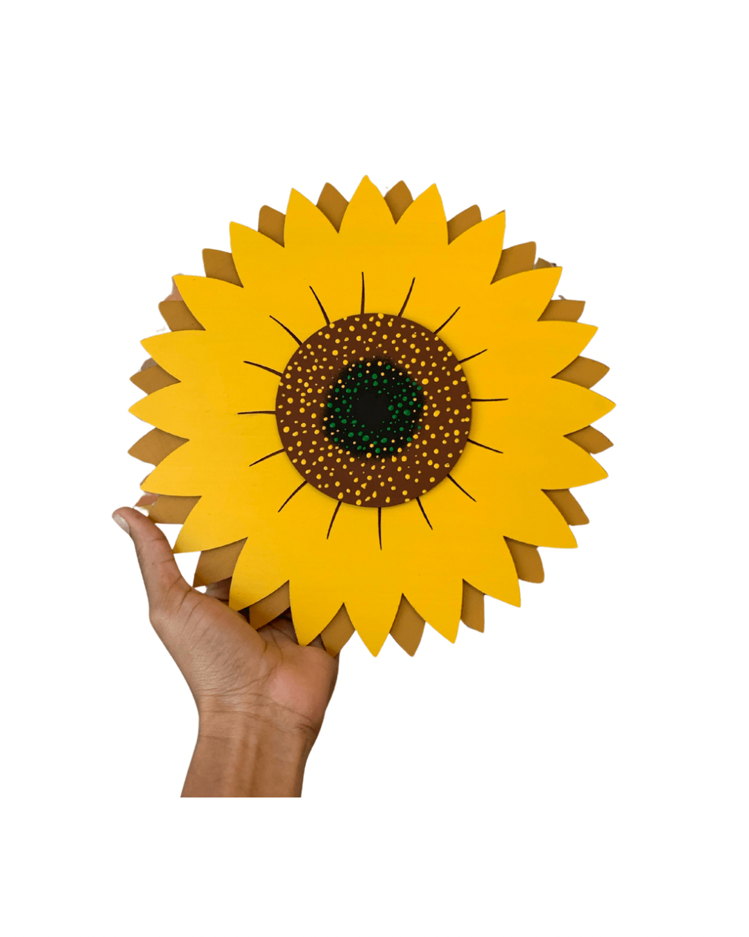 Girasol aplique para pared