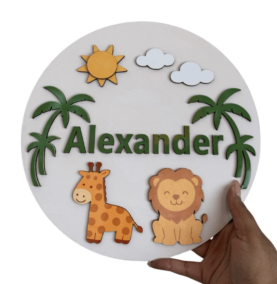 Colgante safari 12”
