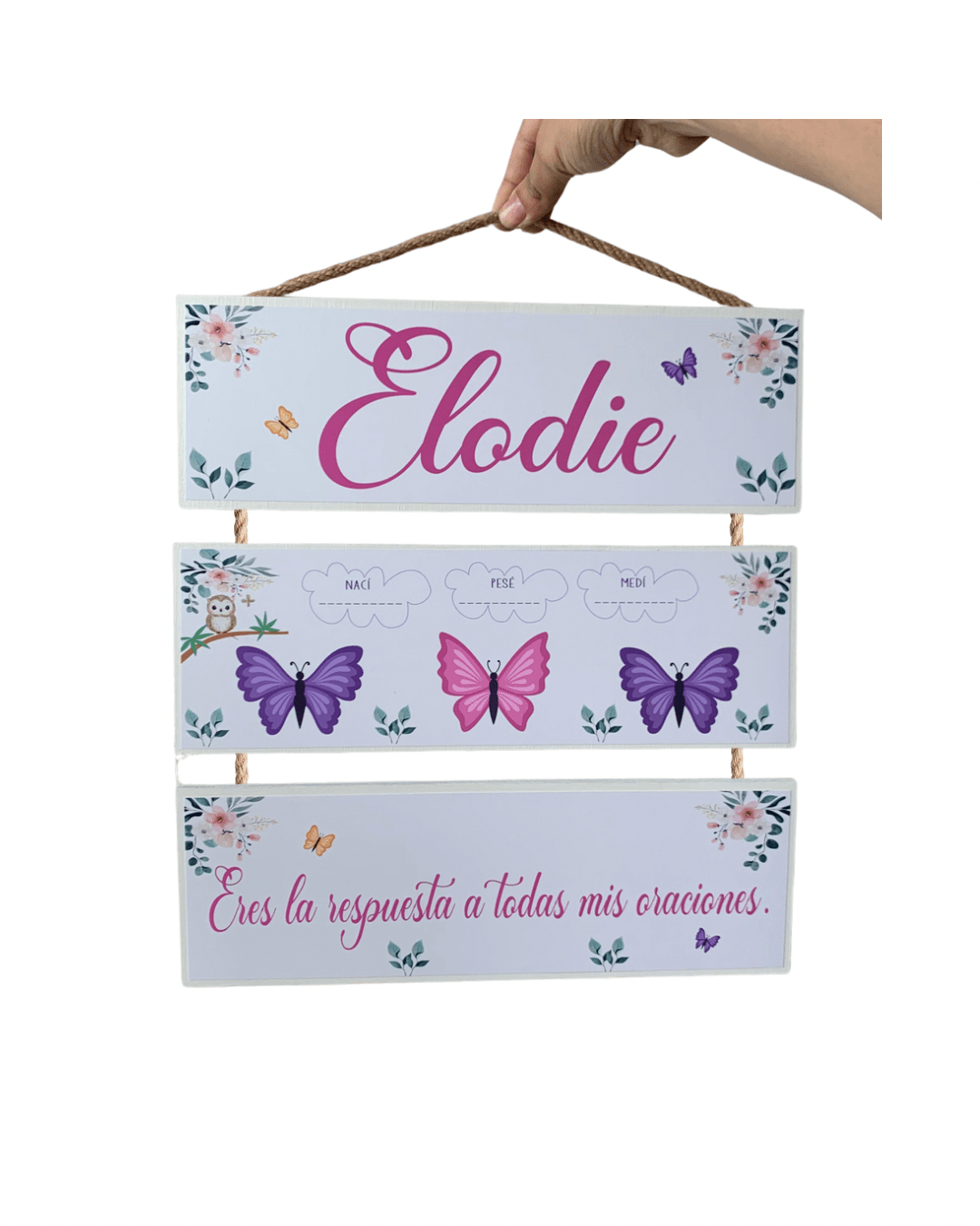 Colgante mariposas